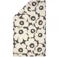 Marimekko Bettwäsche Bettdeckenbezug Unikko Charcoal-Off White (140x200cm)