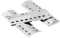 Universal Brennerabdeckung Edelstahl 39,5x15cm - 3 Stück
