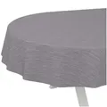 ANRO Tischdecke Wachstuchtischdecke Gartentischdecke Wachstischdecke (Einzelstück 1-tlg), Glatt 140x160cm Oval wasserabweisend grün Oval | 140 cm x 160 cm x 0.25 mm