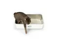 LucyBalu STEELOO Katzentoilette weiß
