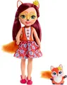 Enchantimals Mattel Felicity Fox Puppe 30cm with pet