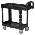 Rubbermaid Allzweck-Tischwagen aus Kunststoff (227 kg, 2) (FG450058BLA)