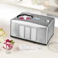 MAXXMEE Eismaschine 1,5L Eiscreme Gelato Sorbet Frozen Joghurt Maker Kompressor