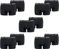 PUMA 10 er Pack Boxer Boxershorts Men Herren Unterhose Pant Unterwäsche, Farbe:230 - Black/Black, Bekleidungsgröße:S