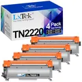 LxTek TN2220 TN-2220 Toner Kompatibel für Brother TN2220 TN 2220 für Brother MFC-7360N HL-2130 FAX-2840 HL-2240 HL-2250DN HL-2135W MFC-7460DN MFC-7860DW DCP-7055 DCP-7055W DCP-7065DN (4 Schwarz)