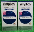 2x Simplicol TEXTILFARBE intensiv ROYAL-BLAU flüssige Rezeptur All in1 Versand0€