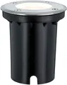 Paulmann LED Einbauleuchte Outdoor 230V Boden IP67 rund GU10 3,5W 140x140mm Edelstahl/Metall, LED fest integriert, Warmweiß, GU10, IP67