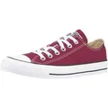 Sneaker CONVERSE "Chuck Taylor All Star Ox", Gr. 41,5, rot (maroon), Textil, sportlich, Schuhe Canvassneaker Sneaker low Skaterschuh