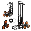 VEVOR Treppensackkarre 100kg Stapelkarre Sackkarre Transportkarre Teleskopgriff
