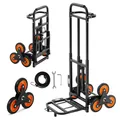 Treppensackkarre Klappbar 100 kg Tragkraft Treppensteiger mit 6 Rädern