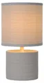 LUCIDE GREASBY Tischlampe, Ø 14 cm, 1xE14, Grau