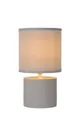 LUCIDE GREASBY - Tischlampe - Ø 14 cm - 1xE14 - Grau