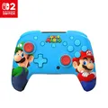 Turtle Beach Rematch-Controller: Mario and Luigi – Offiziell lizenziert für Nintendo Switch 1 und 2, kabellos, TMR-Thumbsticks, anpassbares RGB, wiederaufladbarer Akku