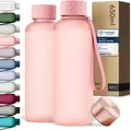 Trinkflasche 650ml BPA FREI Auslaufsicher & Spülmaschinenfest  Wasserflasche ...
