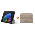 Microsoft Surface Pro (11. Edition) Copilot+ PC 13" 2in1 Platin Snapdragon X Plus 16GB/512GB SSD Win11 EP2-08345 ohne Netzteil inkl. MS Surface Pro Keyboard mit Stiftaufbewahrung Sand