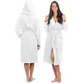 Liebenstein Bademantel Damen Größe M Premium Bademantel Aus Baumwolle Weiß