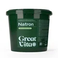 GreatVita Natron Pulver 15kg Eimer Lebensmittelqualität E500ii - Backpulver Großpackung Natriumhydrogencarbonat - Baking Soda Haushaltsreiniger zum Putzen Backen Umweltfreundlich