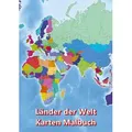 Malbuch Länder der Welt Karten Malbuch Kontinent Afrika Asien Europa Ozeanien Nord-und Südamerika von M&M Baciu / tredition / Taschenbuch