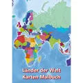Tredition Malbuch Lnder der Welt Karten Malbuch Kontinent Afrika, Asien, Europa, Ozeanien, Nord-und Sdame (54040177)