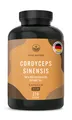 TRUE NATURE® Cordyceps Sinensis Kapseln 10:1 Extrakt - 40% bioaktive Polysaccharide - Vegan