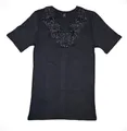 Toker Collection® Unterziehshirt Damenhemd Spencer Halbarm mit extra breiter Spitze (Packung, 1 Stück) aus reiner Baumwolle