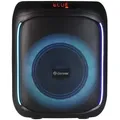 DENVER BPS-165 – Kompakter Bluetooth-Partylautsprecher mit LED-Lichteffekten, Fernbedienung
