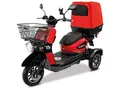 Rolektro, E-Carrier 25 V.3 Lithium, Rot, mit XXL-Koffer, 60V-32,5Ah Akku, 1000 Watt