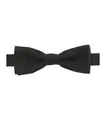 VENTI Herren Fliege 12x5cm Polyester/Seidenmix gewebt Schwarz