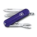 Victorinox Classic SD 7 Funktionen, kleines Taschenmesser Persian Indigo 0.6223.T29G