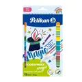 Pelikan Fasermaler Colorella Magic 10 Farben mit 2 Zauberstifte Farbwechsel
