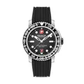 Swiss Military Hanowa SMWGN0001701 Black Marlin Herrenuhr mit Silikonarmband 20 ATM