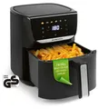 GOURMETmaxx Heißluftfritteuse, 5,5 l - farbiges LED-Touchdisplay & 7 Programme