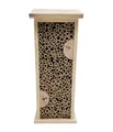 Dehner Natura Premium Insektenhotel Felica, Bienenhotel nachhaltig, Insektenhaus/Nistkasten für Bienen/Schmetterlinge/Käfer, ca. 14 x 35.5 11.5 cm, aus FSC-zertifizierten Kiefernholz, Natur