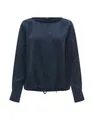 OPUS Damen Langarmbluse | Shirtbluse FORTI Regular aus Modal Mix Coal Blue, 38