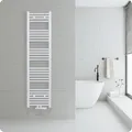 Belrad® Badheizkörper mit Mittelanschluss - Moderner Handtuchheizkörper aus Qualitätsstahl - Weiß pulverbeschichtet - Wandmontagefähig & wasserbetrieben - Robuste & langlebige Badezimmer Heizung