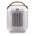 DeLonghi HFX30C18.IW Keramik-Heizgerät Mobile Tragbare Heizung Heizlüfter 1800W