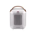 DeLonghi HFX30C18.IW Keramik-Heizgerät weiß, mobil, 2 Heizstufen, 1800 Watt