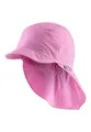 Sterntaler Schirmmütze Nacken Basic - Mädchen Baby- und Kinder Mütze mit Nackenschutz, Ohrenklappen und Bindeband - UV-Schutz 50+ Hut aus Popeline (Bio) - Sommer Kopfbedeckung - perlrosa, Größe 45