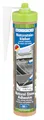 WEICON Green Tube Natursteinkleber, 280 ml, für alle Steinarten, für Innen & Außen, 100% recycelbare Pappkartusche, wiederverwendbar, weiß