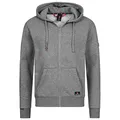 Höhenhorn Woodberg Herren Hoodie Pullover Dunkelgrau Gr. 4XL
