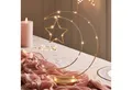 Lights4fun LED Wandleuchte Mond Tischleuchte Ramadandeko gold
