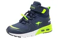 KangaROOS Jungen Kx-hydro Sneaker, Dk Navy Lime, 30 EU