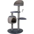 Karlie Misty Outdoor Kratzbaum Katzenkratzbaum Spielbaum grau 77 x 57 x 160 cm - Grau