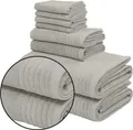 OTTO home Handtuch Set Sanremo Premium, Premium Handtücher, 600 gr/m², dicke Qualität, Frottier (Set, 8-St), Duschtücher, Handtücher, Seiftücher, 100% Baumwolle, 5 Jahre Garantie