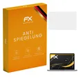 atFoliX 2x Schutzfolie für Apple MacBook Pro 2021 16 inch matt&stoßfest