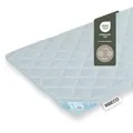 RIBECO Germany Matratzenauflage Top Cool – 2-in-1 ganzjährige Matratzenauflage – Topper mit kühlender Microfaserseite und wärmender Seite in Flanell-Qualität (100 x 200 cm)