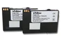 vhbw 2X Akku kompatibel mit Telekom T-Sinus 701M, 701A, 701 schnurlos Festnetz Telefon (700 mAh, 3,7 V, Li-Ion)