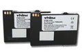 vhbw passend für Telekom T-Sinus 701M, 701A, 701 Mobilfunk (700 mAh, 3,7 V, Akku Akku Li-Ion 700 mAh (3,7 V), Leistungsfähige Austausch-Akkus für Telefon, Festnetz oder schnurloses