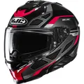 Motorrad Helm XXL - HJC i71 Zest Integralhelm schwarz-rot