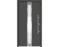 Splendoor Haustür ATHENE Aluminium 1000x2100 mm Anthrazitgrau DIN Rechts (nach i